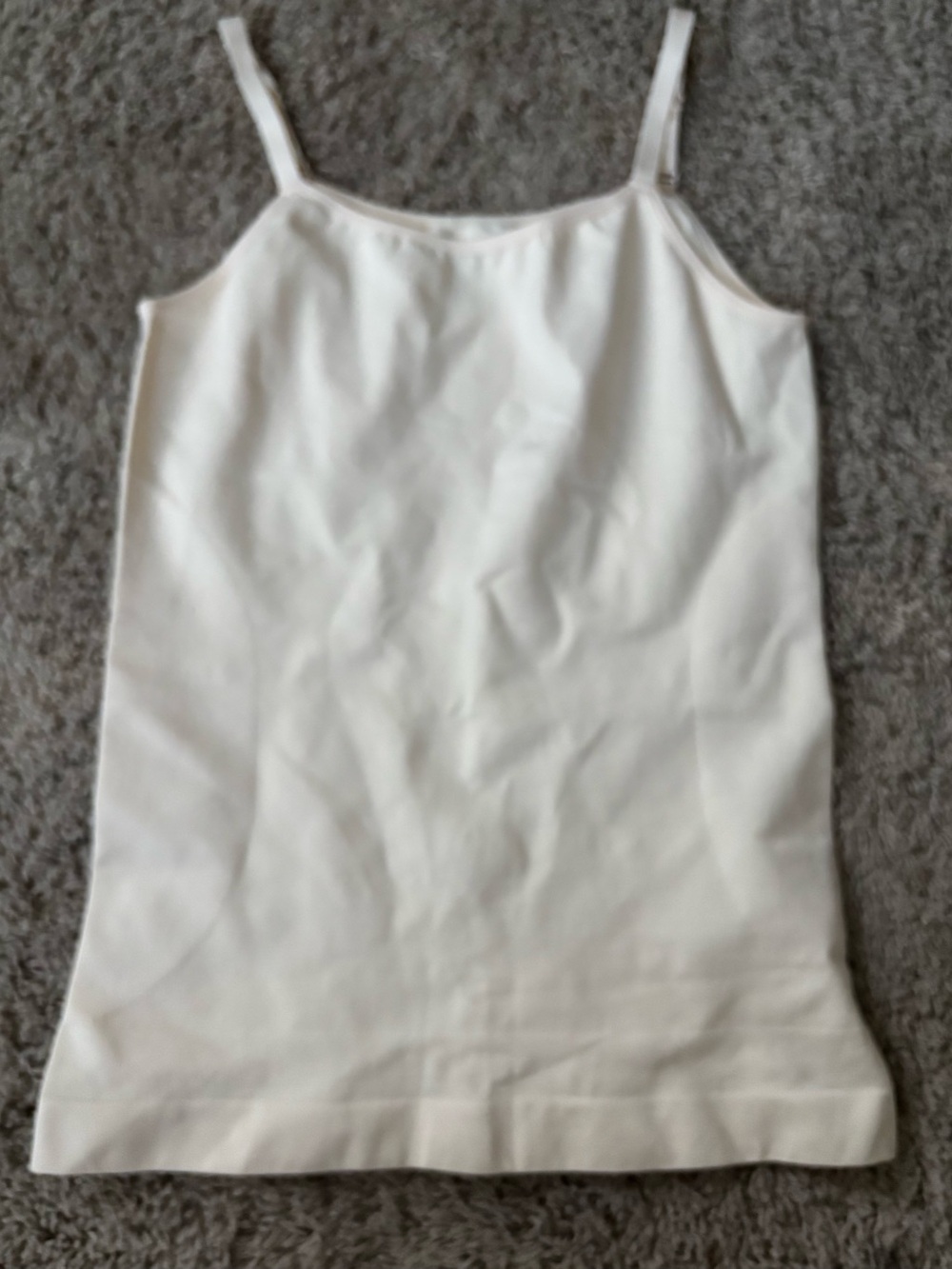 Shapermint Ivory Slim Fit Camisole Tank